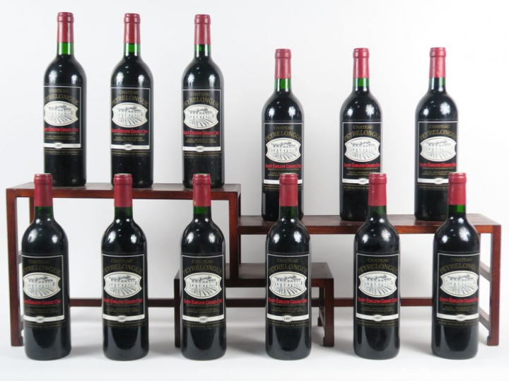 12 BOUTEILLES CHÂTEAU PEYRELONGUE GC ST EMILION - 1997 - BG
