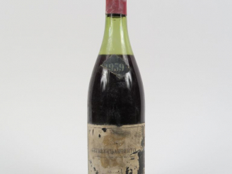 Vente aux enchères 1 BOUTEILLE GEVREY CHAMBERTIN A. ROSSIGNEUX - 1959 - 5,5 CM