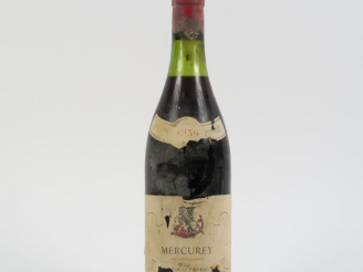 Vente aux enchères 1 BOUTEILLE MERCUREY THOMAS FRÈRES - 1959 - 3,5 CM/EA