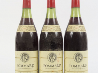 Vente aux enchères 3 BOUTEILLES POMMARD MARSON   NATIER - 1977 - 3,5 CM