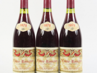 Vente aux enchères 3 BOUTEILLES VOSNE ROMANÉE 1er CRU 'LES BEAUMONTS' - 1979