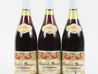 Vente aux enchères 3 BOUTEILLES CHAMBOLLE MUSIGNY 1er CRU CLAUDE BROCARD FERRÉ- 1984 - 1 