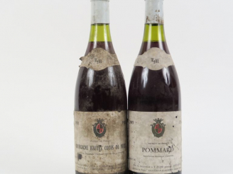 Vente aux enchères 2 BOUTEILLES L. MÉTAIRIE : 1 POMMARD L. MÉTAIRIE 1985/ELA - 1 BOURGOGN