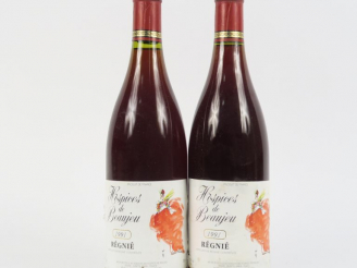Vente aux enchères 2 BOUTEILLES HOSPICES DE BEAUJEU RÉGNIÉ - 1991