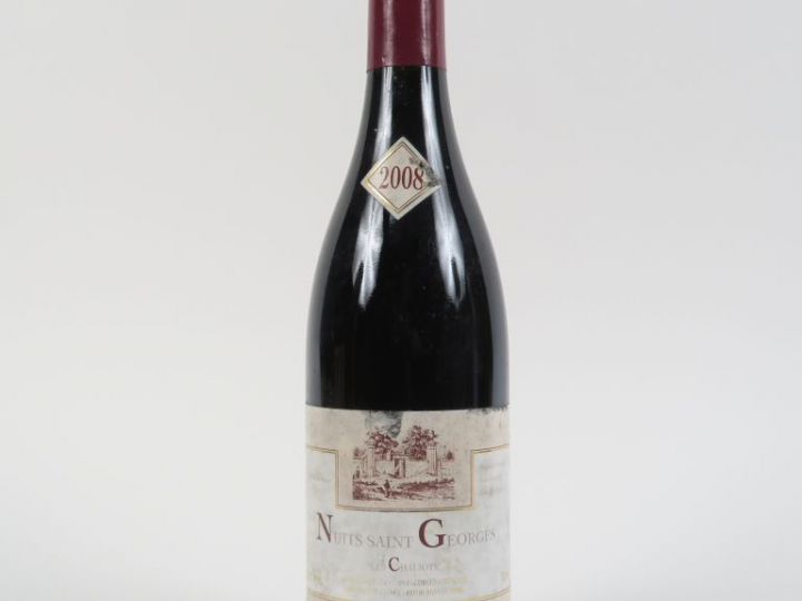 1 BOUTEILLE NUITS ST GEORGES 1er CRU 'LES CHALIOTS' DOMAINE MICHEL GRO