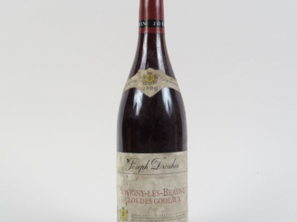 Vente aux enchères 1 BOUTEILLE SAVIGNY LES BEAUNE 'CLOS DES GODEAUX' JOSEPH DROUHIN - 200