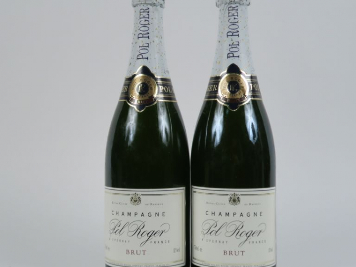 2 BOUTEILLES CHAMPAGNE POL ROGER 'BRUT'