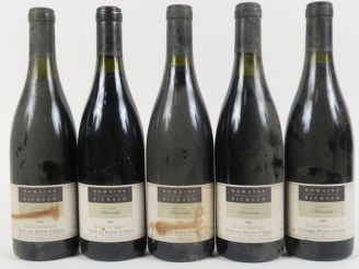 Vente aux enchères 5 BOUTEILLES CÔTES DU RHÔNE CAIRANNE 'CUVÉE L'EBRESCADE' DOMAINE RICHA