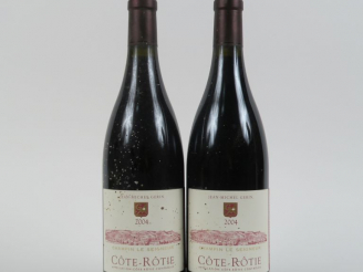 Vente aux enchères 2 BOUTEILLE CÔTE ROTIE 'CHAMPIN LE SEIGNEUR' JEAN MICHEL GERIN - 2004