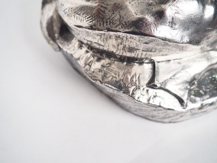 Alfred Désiré LANSON "Jason et la toison d'or". Sculpture en argent, p