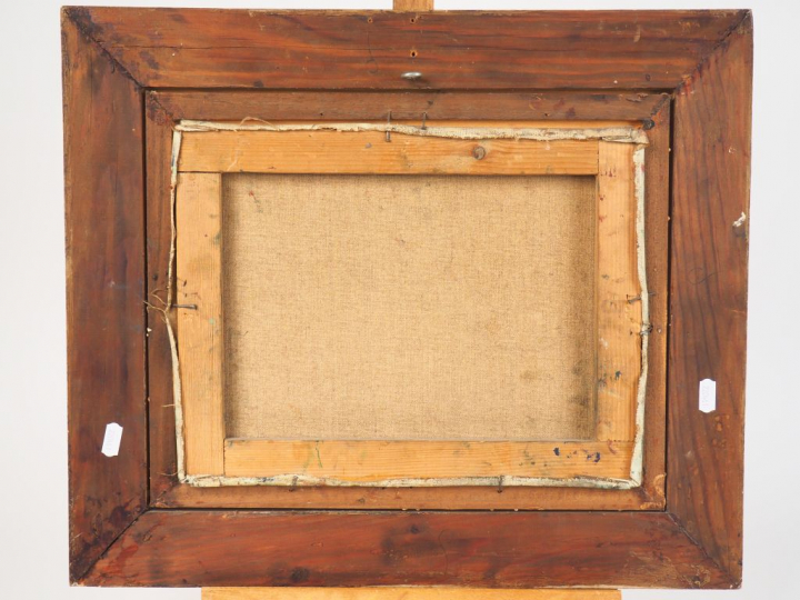 Pinchus KREMEGNE. "Nature morte aux fruits". Huile sur toile, signée e