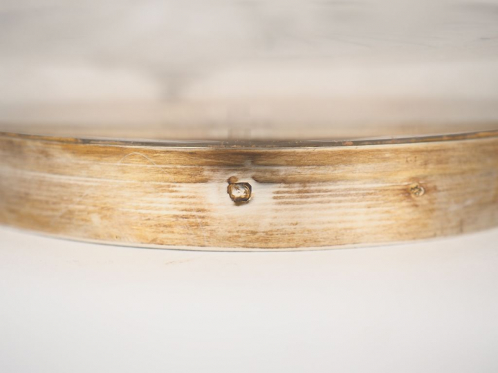 	Jatte à crème de style Louis XVI en cristal et argent, poinçon Minerv