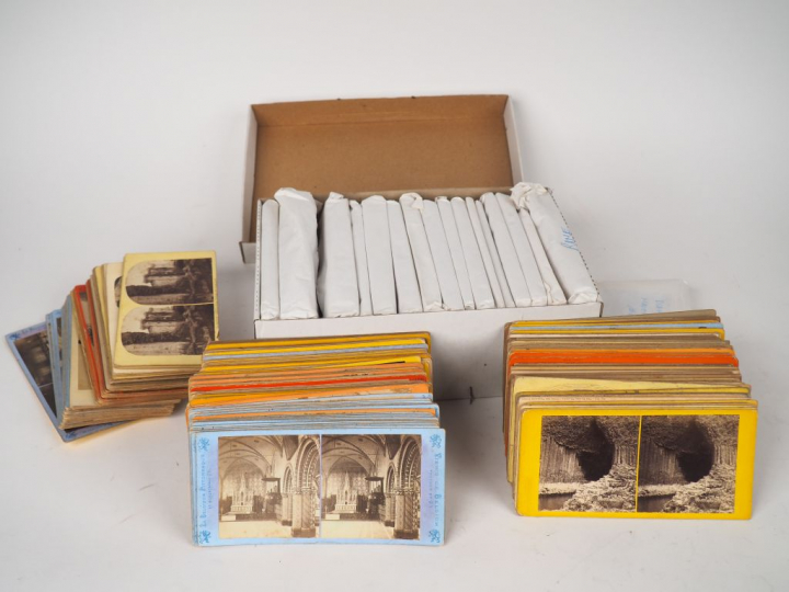 Visionneuse stéréoscopique et lot important de vues sur la France, l'E