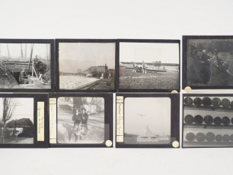 Vente aux enchères Lot important de plaques photographiques sur la la première guerre mon
