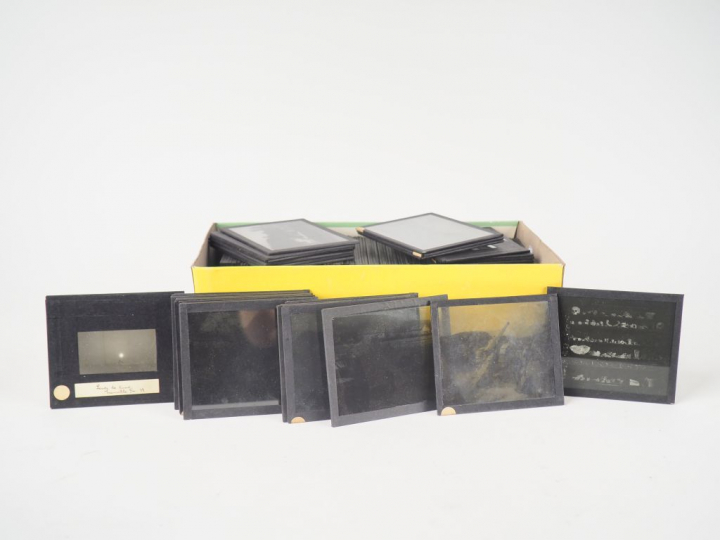 Lot important de plaques photographiques sur la la première guerre mon