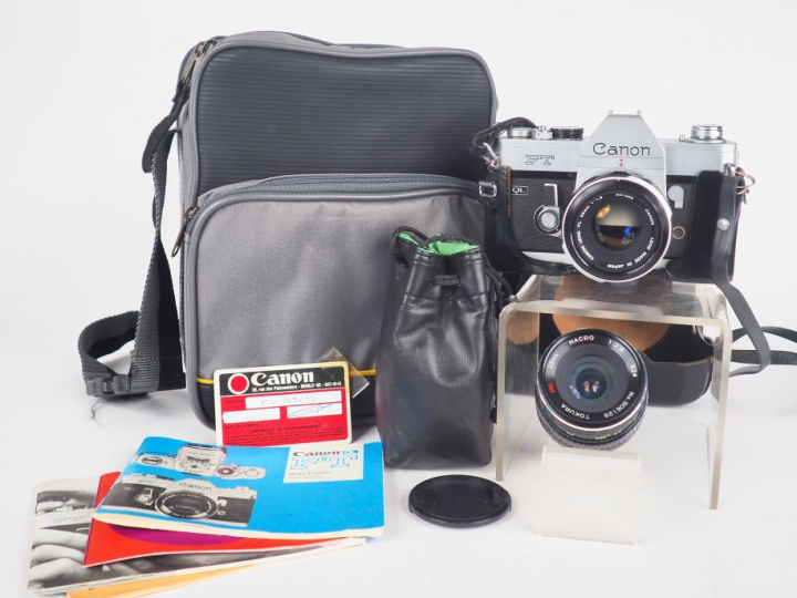 CANON FT QL avec objectifs : CANON FL 1 : 1.8/f=50 mm n°861965 TOKURA 