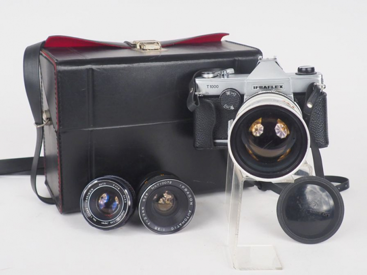 IFBAFLEX avec objectifs et sacoche : TAMRON ZOOM 1 : 3.5/f=38-100mm n°