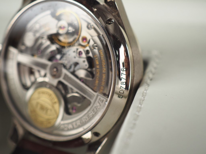 IWC, schaffhausen. Montre bracelet, modèle Portugaise Calendrier Perpé