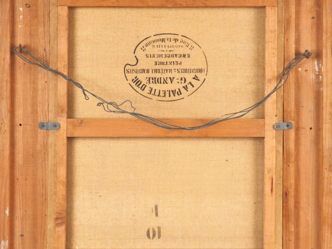 Ecole française XIXème. "portrait de jeune femme au chale et au bouque