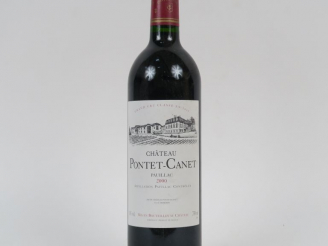 Vente aux enchères 1 BOUTEILLE CHÂTEAU PONTET CANET GCC PAUILLAC - 2000