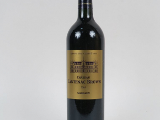 Vente aux enchères 1 BOUTEILLE CHÂTEAU CANTENAC BROWN GCC MARGAUX - 2005