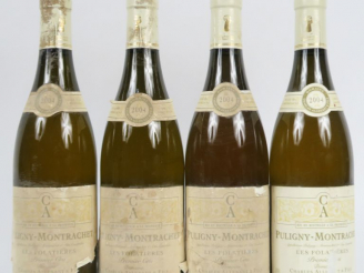 Vente aux enchères 4 BOUTEILLES PULIGNY MONTRACHET 1er CRU 'LES FOLATIÈRES' CHARLES ALLEX