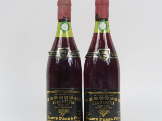 Vente aux enchères 2 BOUTEILLES CHAMBERTIN GC CAMUS PÈRE   FILS - 1981