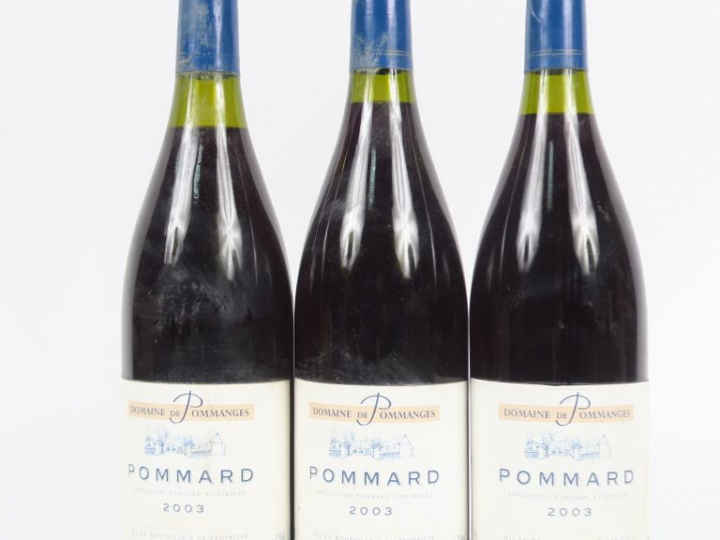 3 BOUTEILLES POMMARD DOMAINE DE POMMANGES - 2003