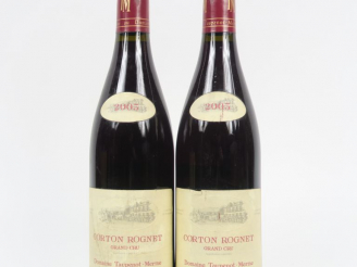 Vente aux enchères 2 BOUTEILLES CORTON ROGNET GC DOMAINE TAUPENOT MERME - 2005