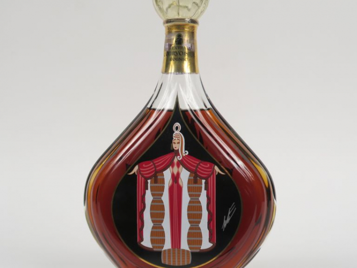 1 BOUTEILLE COGNAC COURVOISIER COLLECTION ERTE 'VIEILLISSEMENT' N°4558