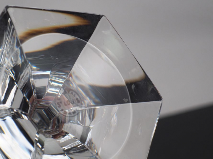 SAINT-LOUIS . Service de verres en cristal modèle "Chambord" comprenan