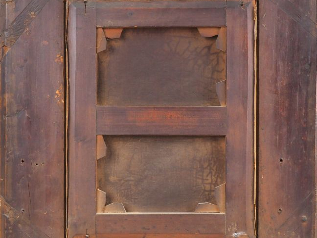 Laurent DESCOUSSEAUX. "les marayeuses' Huile sur toile, signée en bas 