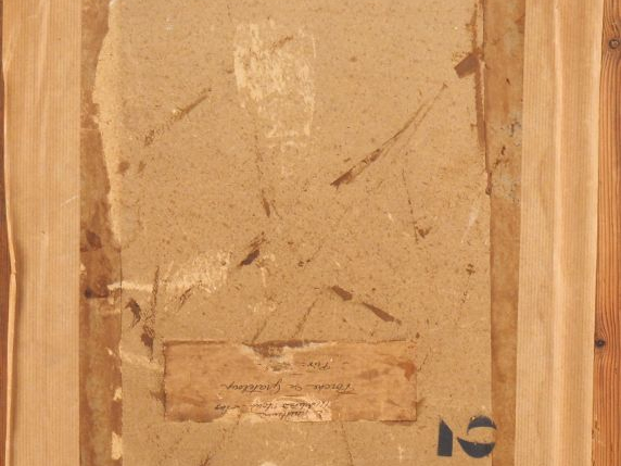 E. GAUTHERON. "Porche de Grateloud" Aquarelle, signée en bas à droite 