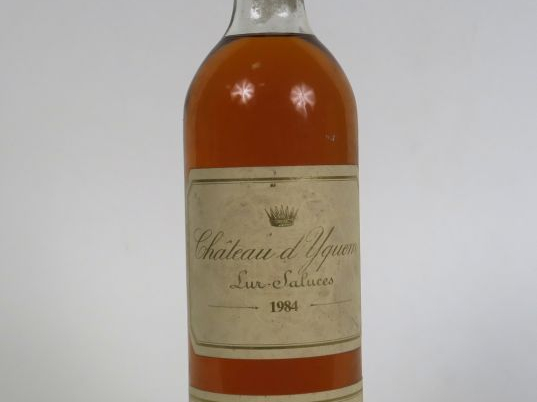 1 BOUTEILLE CHÂTEAU D'YQUEM 1er CCS SAUTERNES - 1984 - LB 