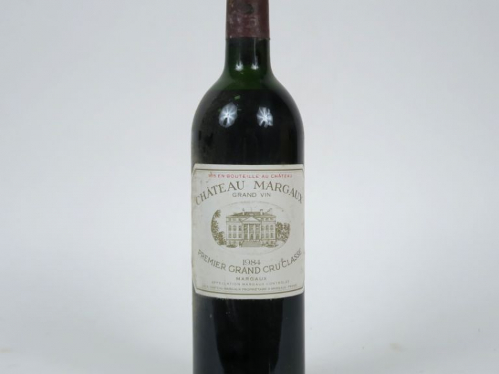 1 BOUTEILLE CHÂTEAU MARGAUX 1er GCC MARGAUX - 1984 - HEP/MEP
