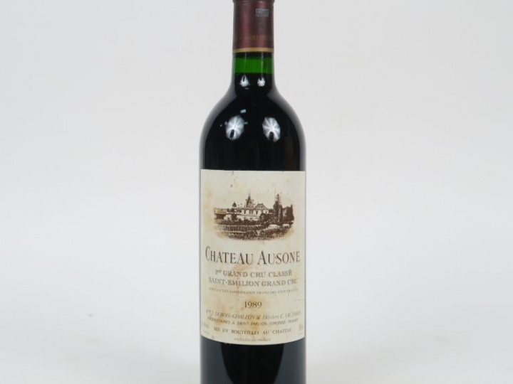 1 BOUTEILLE DE CHÂTEAU AUSONE 1ER GCC SAINT EMILION GC - 1989 - ELT