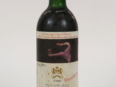 1 BOUTEILLE CHÂTEAU MOUTON ROTHSCHILD 1er GCC PAUILLAC - 1990 - ELS