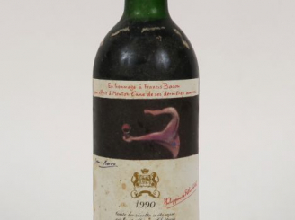 Vente aux enchères 1 BOUTEILLE CHÂTEAU MOUTON ROTHSCHILD 1er GCC PAUILLAC - 1990 - ELS