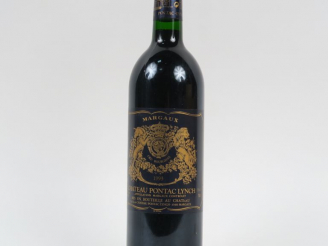Vente aux enchères 1 BOUTEILLE CHÂTEAU PONTAC LYNCH CB MARGAUX - 1993