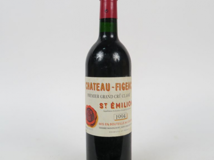 1 BOUTEILLE CHÂTEAU FIGEAC 1 er GCC ST EMILION - 1994