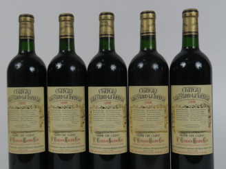 Vente aux enchères 5 BOUTEILLES CHÂTEAU BALESTARD LA TONNELLE GCC ST EMILION - 1998