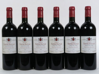 Vente aux enchères 6 BOUTEILLES CHÂTEAU TERTRE DAUGAY GC ST EMILION - 1999 - CBO