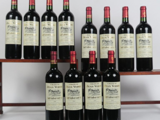 Vente aux enchères 12 BOUTEILLES CHÂTEAU JEAN VOISIN FAGOUET GC SAINT EMILION - 2004 - CB