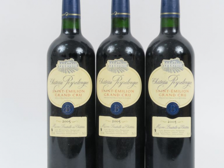 3 BOUTEILLES CHÂTEAU PEYRELONGUE GC ST EMILION - 2005