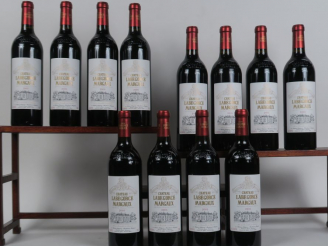 Vente aux enchères 12 BOUTEILLES CHÂTEAU LABEGORCE MARGAUX - 2005 - CBO