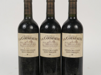 Vente aux enchères 3 BOUTEILLES CHÂTEAU LA COUSPAUDE GCC ST EMILION - 2008 - ELS