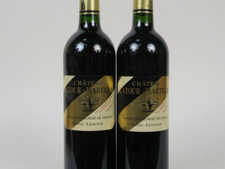 Vente aux enchères 2 BOUTEILLES CHÂTEAU LATOUR MARTILLAC GC GRAVES - 2010