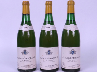 Vente aux enchères 3 BOUTEILLES CHASSAGNE MONTRACHET 'LES RUCHOTTES' ANDRE RAMONET - 1978