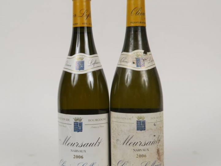 2 BOUTEILLES MEURSAULT NARVAUX OLIVIER LEFLAIVE - 2006 - ELT