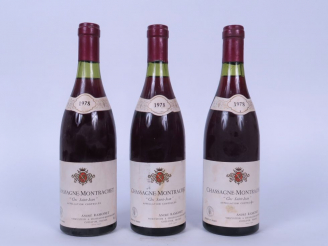 Vente aux enchères 3 BOUTEILLES CHASSAGNE MONTRACHET 'CLOS SAINT JEAN' RAMONET - 1978 - 2